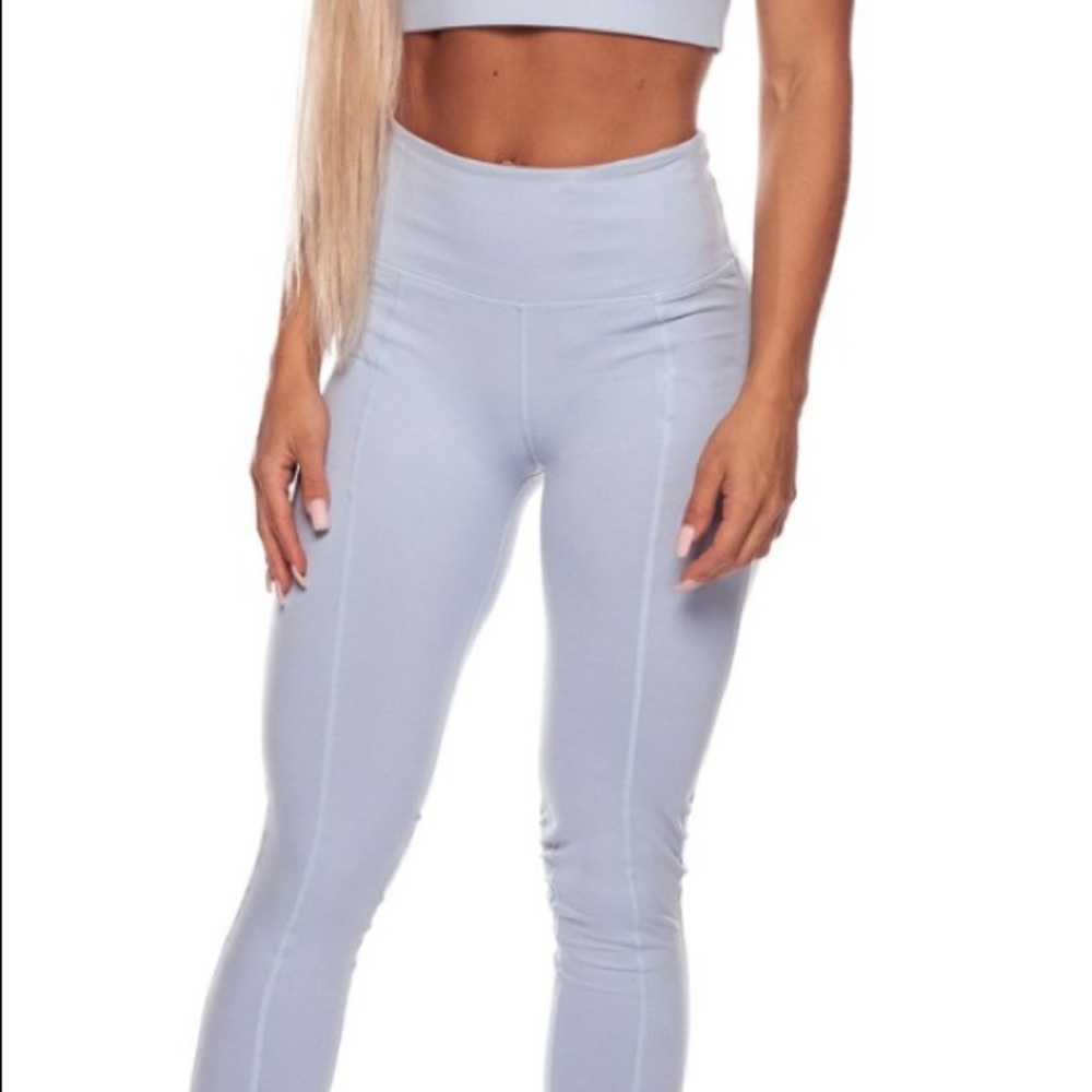 Baby Blue Saski Collection Leggings